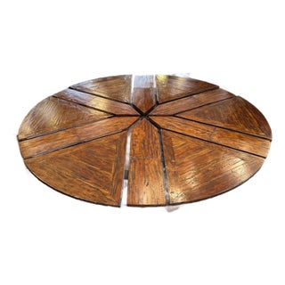 Theodore Alexander for Castle Bromwich Walnut Wood Jupe Dining Table, 60 to 78 Inch For Sale