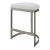 Ivanna Counter Stool, Silver - White For Sale