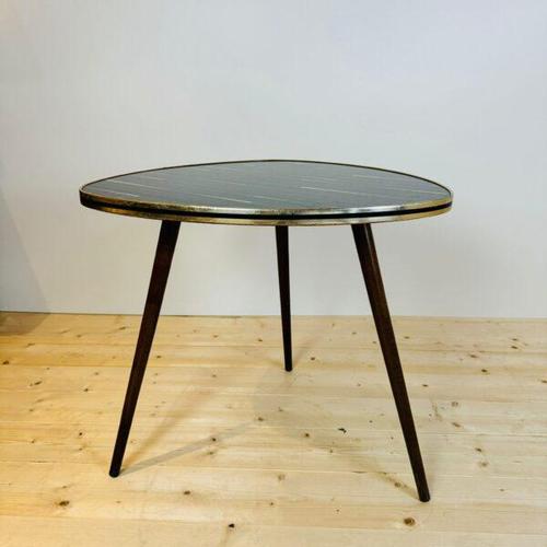 Enameled Wood and Glass Coffee Table – Germany (1960s)