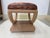 80's Vintage Pencil Reed and Tessellated Stone Deco Revival Bench by Maitland Smith For Sale - Image 9 of 12