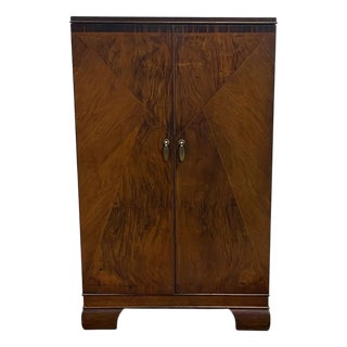 English Walnut Sideboard, 1930s For Sale