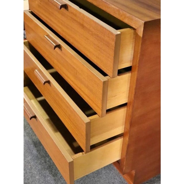 Wood Mid 20th Century Pair of Teak Cabinets by Buchner Company - 2 Pieces, Attributed For Sale - Image 7 of 12