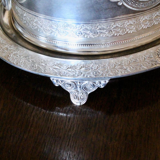 Large Silver Plate Biscuit Box Box Mappin & Webb For Sale - Image 14 of 18
