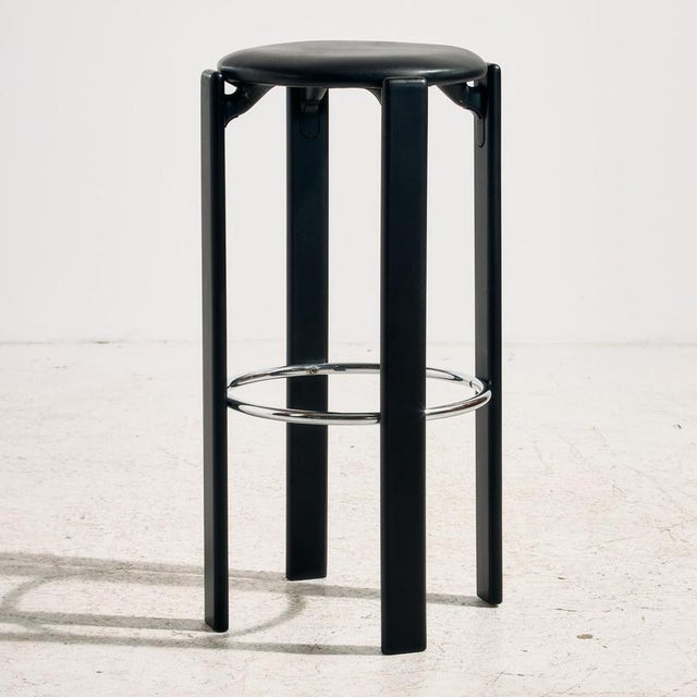 Bar Stool by Bruno Rey for Kusch & Co., 1970s For Sale - Image 3 of 15