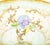 Mid-Century Modern Italian Venetian Art Glass Gilt & Painted Tableware Piece For Sale - Image 4 of 9