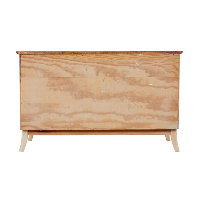 Mid-Century Swedish Pine Chest of Drawers, 1960 For Sale - Image 4 of 9