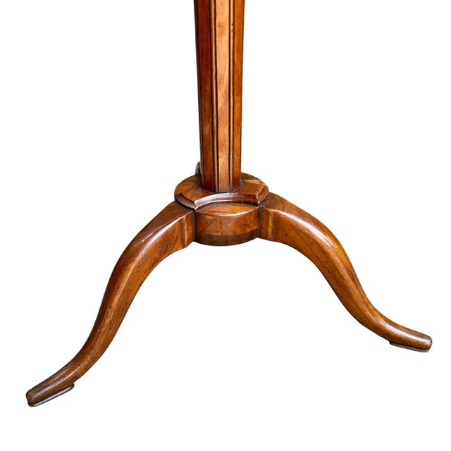 Wood Louis XVI Télescopique Et Acajou Tilt-Top Gueridon For Sale - Image 7 of 9
