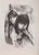Two Girls, Sandu Liberman Lithograph, Signed and Numbered in Pencil For Sale