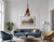 Art GLass Abstract Orange Looped Pendant Light For Sale - Image 14 of 18