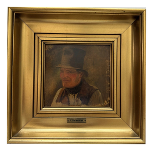 Frederik Vermehren, Portrait of a Gentleman, Oil Painting on Wood