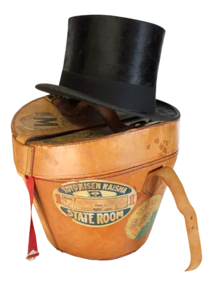 Gordon's Top Hat with Leather Carrying Case