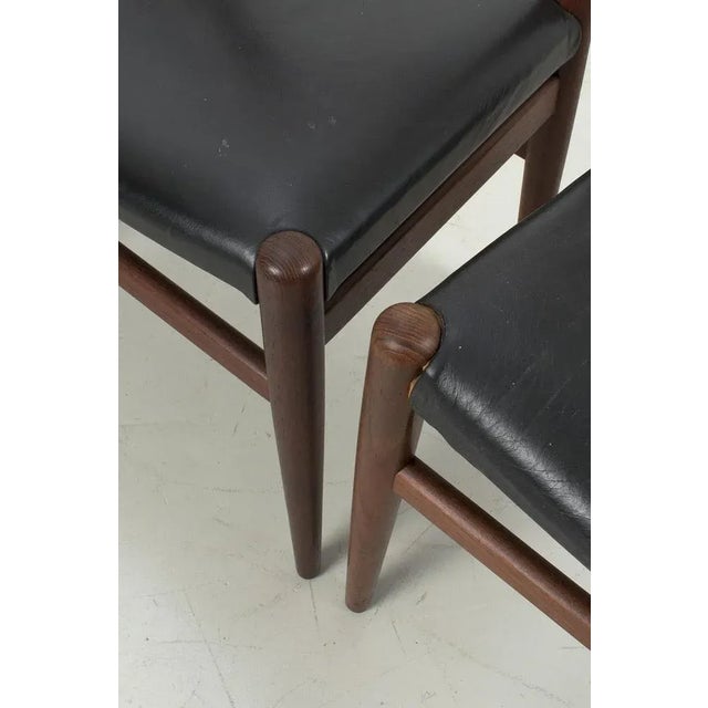 Black Model W2 Dining Chairs by Hans Wegner, Set of 4 For Sale - Image 8 of 12