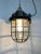 Gray Industrial Cast Iron Cage Pendant Light, 1960s For Sale - Image 12 of 14
