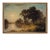 "Summer Afternoon" Contemporary Reproduction Print on Canvas After Asher Durand, Framed For Sale