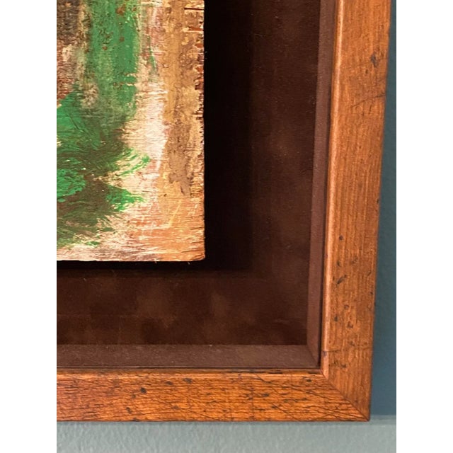 Jimmy Lee Sudduth “Cabin” Folk Art Painting For Sale - Image 6 of 12