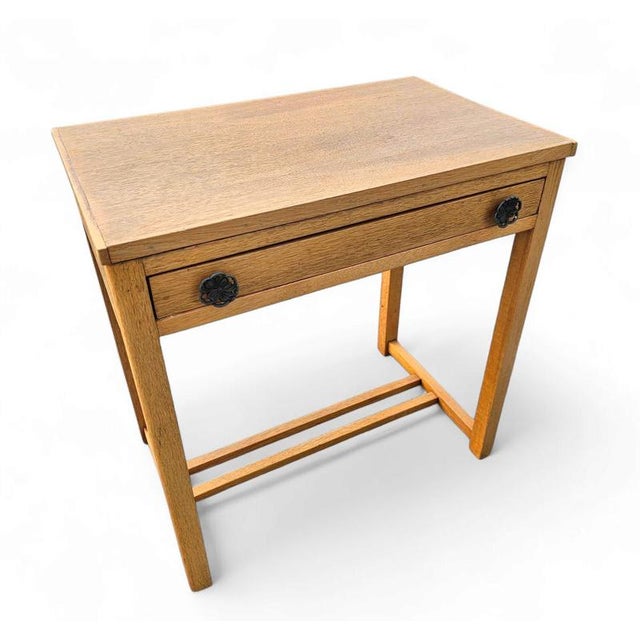Oak Side Table, 1970s For Sale - Image 9 of 15