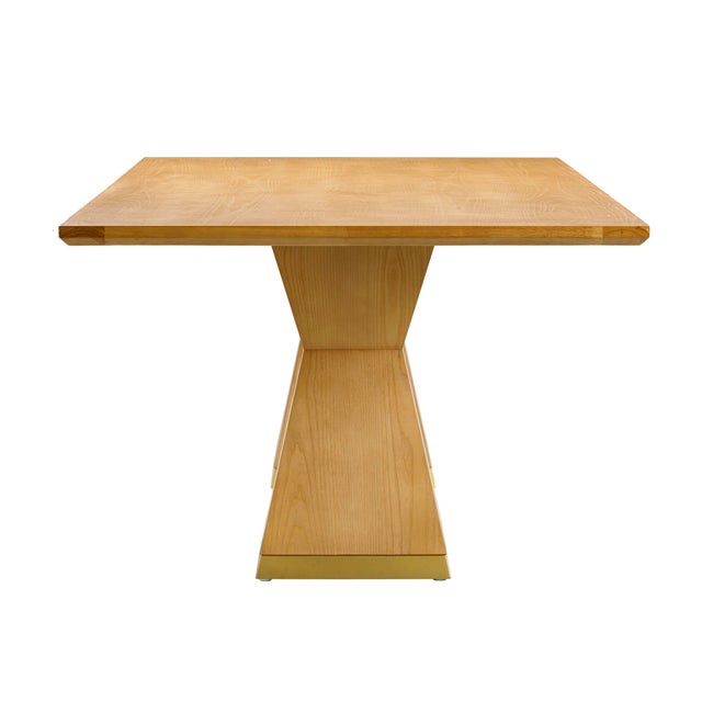 Nolan Natural Wood Dining Table For Sale In Los Angeles - Image 6 of 9