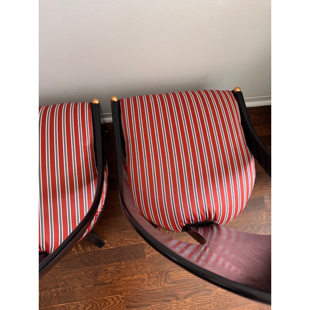 1960s Pair of Regency Spoon Back Chairs For Sale - Image 10 of 11