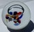 1980s Crystal Glass Paperweight For Sale - Image 5 of 6