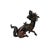 Metal Vintage Rustic Metal Fengshui Kirin Incense Burner Display Art Figures For Sale - Image 7 of 8