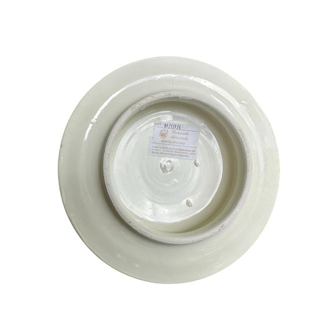 Ceramic Hand-Painted Tuscan Ceramic Lidded Urn by Ima Montelupo Fiorentino - "Acqua Di Mele”, Italian Apothecary Jar For Sale - Image 7 of 7