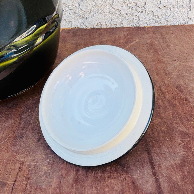 Late 20th Century Large Adrian Sandstrom Ceramic Pottery Jar With Lid For Sale - Image 9 of 16