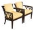 Barbara Barry for Baker Furniture Modern Regency Lounge Chairs, Pair For Sale