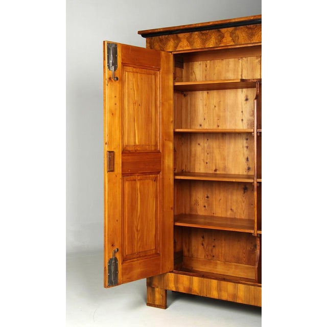Tan 19th Century German Biedermeier Wardrobe, 1820 For Sale - Image 8 of 13