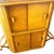 1950s Restored Mid-Century Vertically Stacked Oval Top Rattan Bar W/ Foot Rest For Sale In Los Angeles - Image 6 of 7