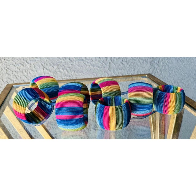 Excellent Pre-Owned Condition. Note: Turquoise colored raku-style bowl and Lucite plate stand are not included. Artfully...