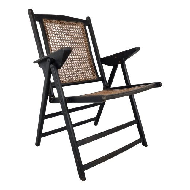 Mid-Century Italian Foldable Chair, 1960s For Sale