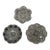 Set of Three American Brilliant Period Cut Crystal Plates For Sale