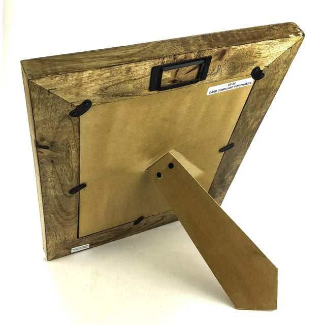 Heavy Vintage Wood Photo Frame 8 X 10 For Sale In Portland, ME - Image 6 of 11