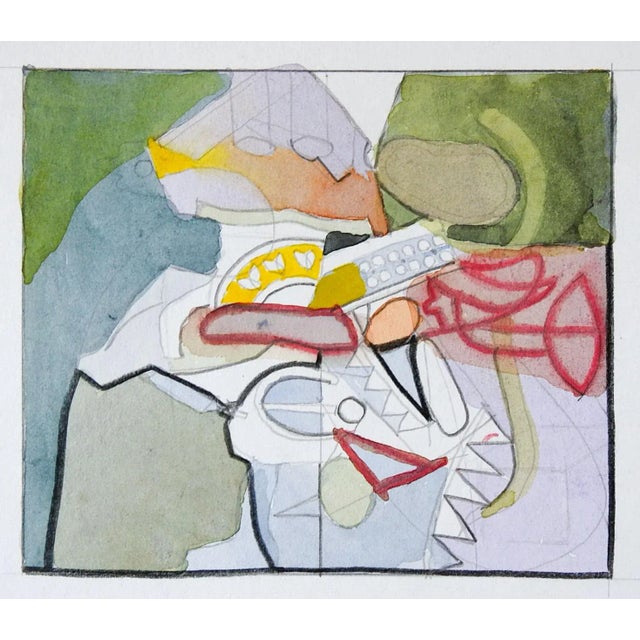 Contemporary Late 20th Century Small Abstract Studies Painting For Sale - Image 3 of 7