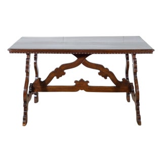 19th Century Walnut Fratino Table For Sale