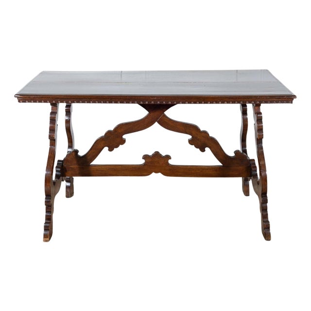 19th Century Walnut Fratino Table For Sale