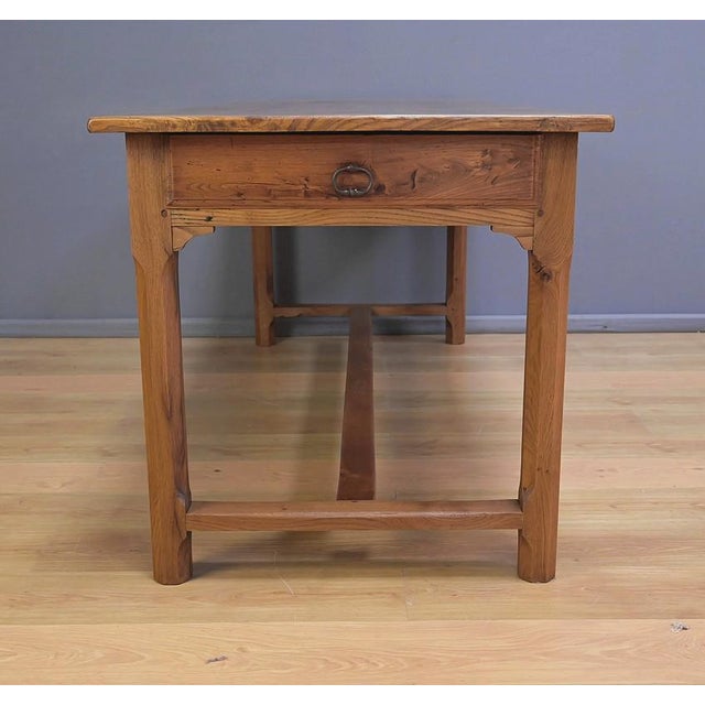 Farmhouse Table in Ash and Oak, 19th Century For Sale - Image 9 of 17