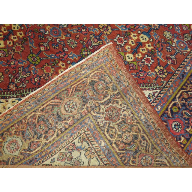 Antique Persian Mahal Rug - 9'4" x 12'6" For Sale In New York - Image 6 of 12