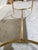 Brass 1940s French Louis XVI Style Brass & Marble Cocktail Table With Pierced Gallery For Sale - Image 8 of 8