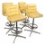 Set of Four Swivel Bar Stools by Daystrom C. 1979 For Sale
