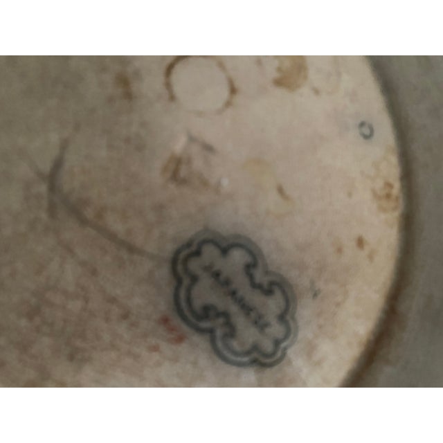 Antique Japanese Imari Ware Round Bowl With Floral Motifs and Scalloped Rim. For Sale - Image 12 of 12