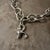 1990s Iconic Silver Plated Logo Chain Necklace by Roberta Di Camerino For Sale - Image 9 of 15