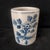Early 20th Century Chinese Ceramic Pot,Blue and White Porcelain Brush Pot Hand Painted Flowers and Birds Pattern For Sale - Image 5 of 11