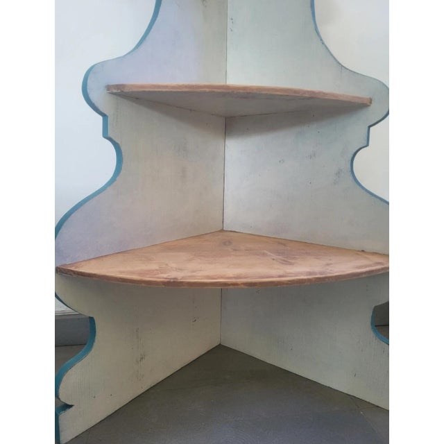 Lacquered Corner Cabinet or Wall Unit, 1950s For Sale - Image 4 of 9