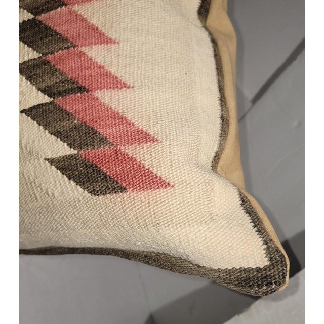 Large Navajo Weaving Pillows-Pair For Sale - Image 4 of 6