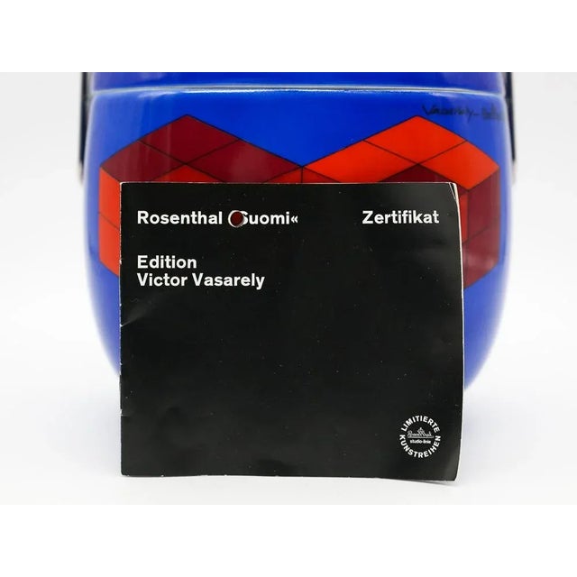 German Suomi Ice Bucket by Victor Vaserly & Timo Sarpaneva for Rosenthal Studio-Line, 1970s For Sale - Image 13 of 15