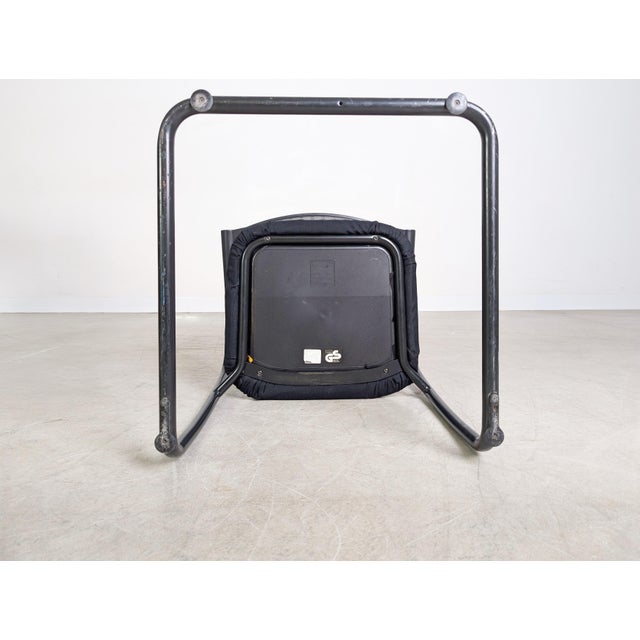 Black Visavis Cantilever Armchairs from Vitra, Set of 4 For Sale - Image 8 of 12