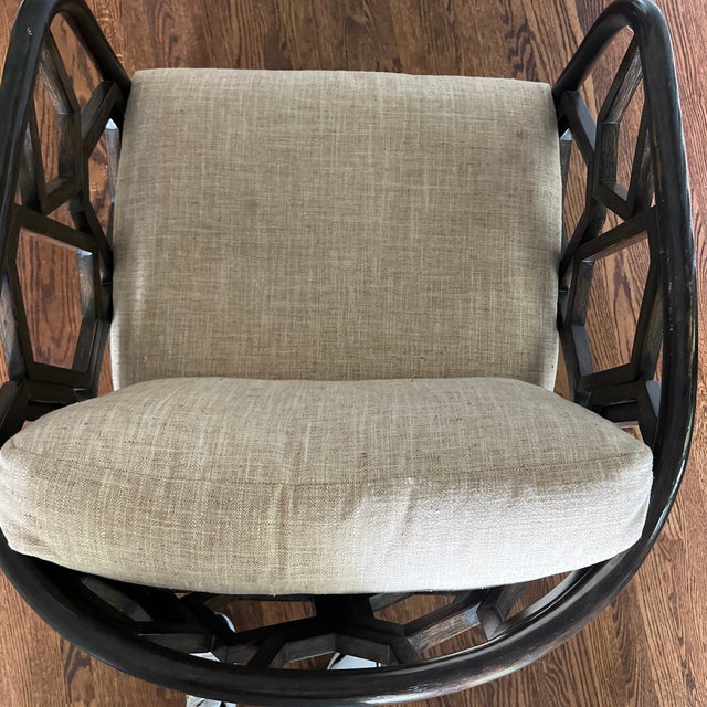 2010s Palecek Warren Lounge Chair in Dark Espresso For Sale - Image 5 of 6