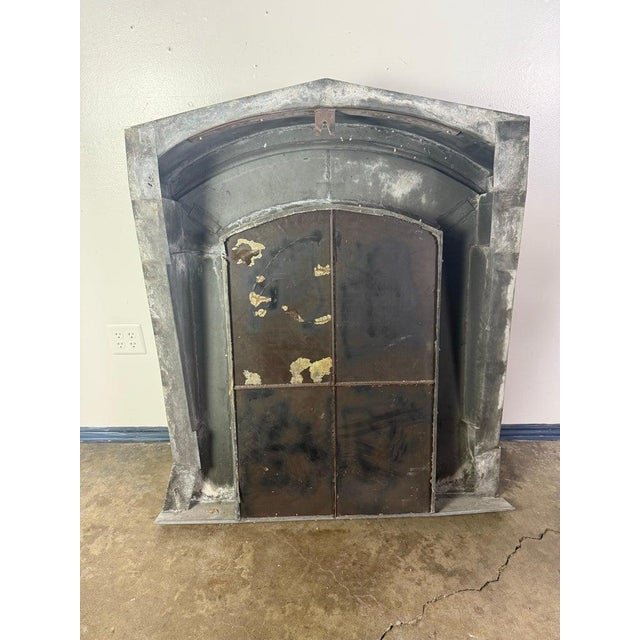 Antique Dormer Window Mirror, Zinc, French Provincial Style For Sale - Image 4 of 10