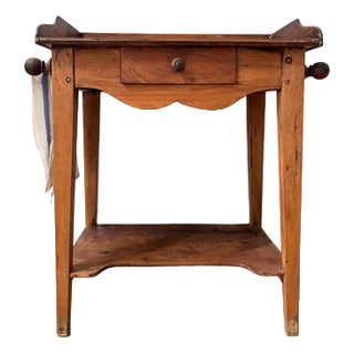 Early 20th Century Beech Washstand For Sale